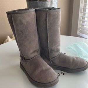 Classic Tall Suede Shearling Ugg Boot